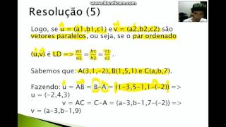 Exercício de Geometria Analítica e Vetores  Exercício 6 [upl. by Ventre]