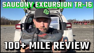 Saucony Excursion Trail Running Shoe 100 Mile Review [upl. by O'Kelly]