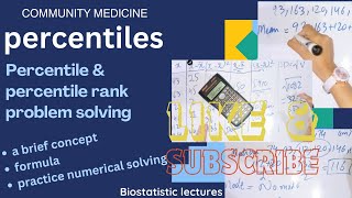 percentiles  percentile rank  quartiles  selflessmedicose [upl. by Anigal]