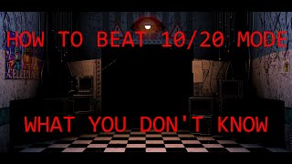 How to beat 1020 Mode  FNaF 2 Walkthrough  FNaF Academy [upl. by Martens]