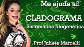 SISTEMÁTICA FILOGENÉTICA  CLADOGRAMA OU ÁRVORE FILOGENÉTICA  PROF JULIETE [upl. by Llerdnad907]