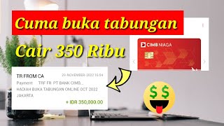 Cuan Besar Buka Tabungan Cimb Bisa Cuan Hingga 500 Rb Ini Caranya [upl. by Annasus]