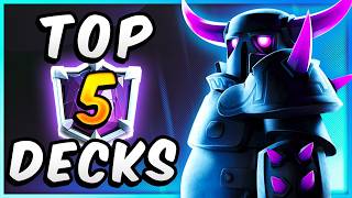 TOP 5 DECKS from the BEST PLAYERS IN THE WORLD 🏆 — Clash Royale August 2024 [upl. by Millford]