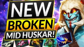 NEW 731B HUSKAR BUILD is SIMPLY TOO BROKEN  FREE MMR Midlane  Dota 2 CK Guide [upl. by Odine719]