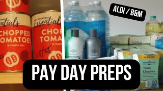 Topping up my working prepper pantry amp nonfood preps  Aldi  BampM Preps  Beginner Prepper UK [upl. by Tnomel]