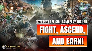 Fight To Become Eternal  Champions Ascension  Official Alpha Gameplay Trailer [upl. by Haerdna]