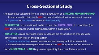 CrossSectional Study [upl. by Aeiram]