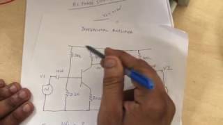 Differential Amplifier Using Bjt [upl. by Tabbatha]