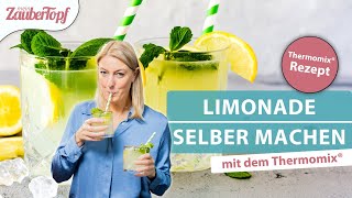 😍😍 In 2 MINUTEN fertig Frische Zitronenlimonade selber machen  Thermomix® Rezept [upl. by Erminna]