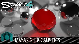 Global Illumination amp Caustics  Maya [upl. by Healy749]