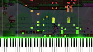 Piranha Plants on Parade  Super Mario Bros Wonder Piano tutorial cover [upl. by Nolyarg]