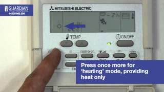 Mitsubishi Air Conditioning Control Panel How To Guide [upl. by Squires]