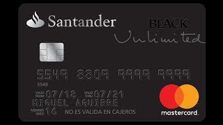 Ventajas Y Desventajas de La Tarjeta Black Unlimetd Santander [upl. by Robert]