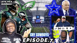 Eagles Blowout Cowboys Survival Sports Podcast Episode 7 [upl. by Giglio839]