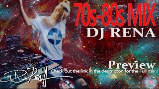 DJ RENA 70s 80s Mix preview [upl. by Htinek]