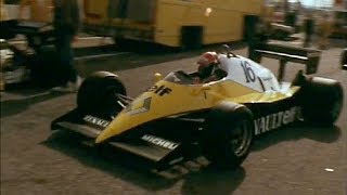 Renault Formula 1 RE 40 at Le Castellet Circuit Paul Ricard  Historical Footage 1980 [upl. by Zetneuq]