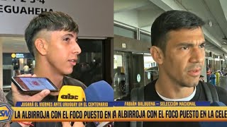 Declaraciones de Hugo Cuenca y Fabian Balbuena previo al partido contra Uruguay [upl. by Drapehs]