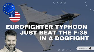 Eurofighter Typhoon Beats F35 in Dogfight Over Germany [upl. by Lindahl]