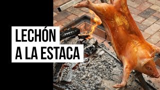 Lechón a la estaca [upl. by Annaik244]