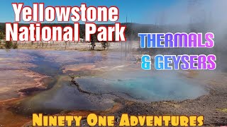 Yellowstone  Thermals amp Geysers [upl. by Ynohtnakram386]