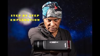 GODOX AD200PRO II menu explanation in detail [upl. by Yarb]