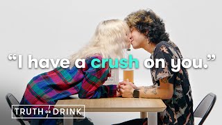 Revealing My Crush on Truth or Drink  Cut [upl. by Rodrick]