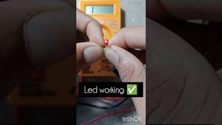 Led 💡test with digital multimeter EBolt [upl. by Adnotal470]