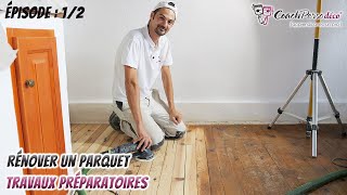 Préparer Et Poncer Un Parquet Avant De Le Vitrifier [upl. by Paulita]