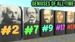 Most Popular Geniuses From Different Countries  Most Famous Geniuses Of All Time [upl. by Wyndham679]