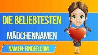 Die beliebtesten Mädchennamen 👧 [upl. by Lilak3]