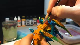 HobbyTime Feathering a Trygon [upl. by Ilanos]