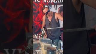 Glass Blowing at Allegan county fair [upl. by Files]