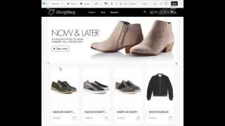 Microweber CMS in action adding product in online shop template  ShopMag [upl. by Kellby321]