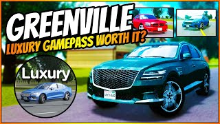 Is The LUXURY GAMEPASS WORTH IT  Greenville Wisconsin Roblox  Gamepass Review  Luxury Gamepass [upl. by Dolphin239]