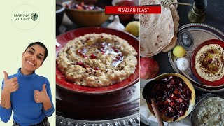 ARABIAN FEAST  orientalische Vorspeisen  schnell vegan amp einfach [upl. by Ahsuat]