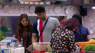 Bigg Boss First Episode  All SidNaaz Moments [upl. by Ahsoyem558]