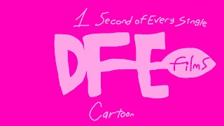 1 Second of Every Single DFE Films Cartoon [upl. by Kinsler]