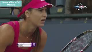 2012 Stanford Semifinal Highlights  Serena Williams vs Sorana Cirstea [upl. by Ierbua320]