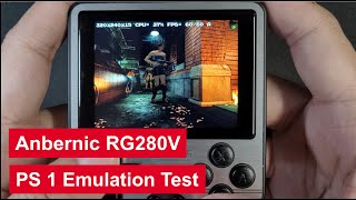 Anbernic RG280V PS1 Emulation Test [upl. by Tertius]