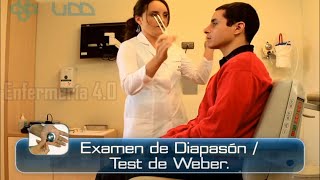 🌟EXAMEN DE DIAPASÓN  TEST DE WEBER🌟 [upl. by Mureil]