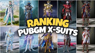 RANKING ALL XSUIT  PUBG MOBILE [upl. by Kacerek]