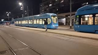 Trams Zagreb 498  ZET trams Remiza Ljubljanica  Zagreb [upl. by Sari]