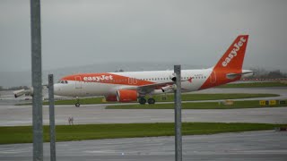 EasyJet landing compilation at Manchester Airport [upl. by Aleahpar]