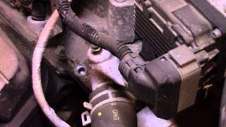 2006 Buick Lucerne Thermostat replacement [upl. by Maxa]