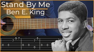 Stand By Me  Ben E King Simple Guitar Tab [upl. by Malchus]