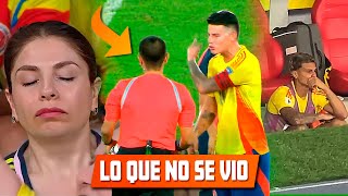 LO QUE NO SE VIO JAMES FURIOSO CONTRA ARBITRO l RIOS DESCONSOLADO l HINCHA DURMIENDO l REACCIONES [upl. by Lietman500]