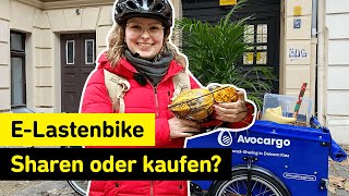 ELastenrad Test mit LisaLaurent  Elektro Lastenfahrrad mieten oder kaufen [upl. by Clorinda]