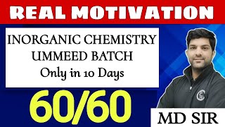 Ummeed Batch  Mohit Dadeech Sir  Inorganic Chemistry  Last 30 Days Perfect Plan  Physics Wallah [upl. by Padget969]