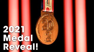 MEDAL REVEAL  A first look at the 2021 London Marathon medal 🏅 [upl. by Clein57]