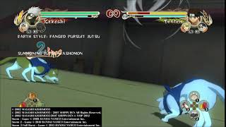 Summoning Earth Style Rashomon Fang Pursuit Jutsu Glitch  Naruto Ultimate Ninja Storm [upl. by Egidius]